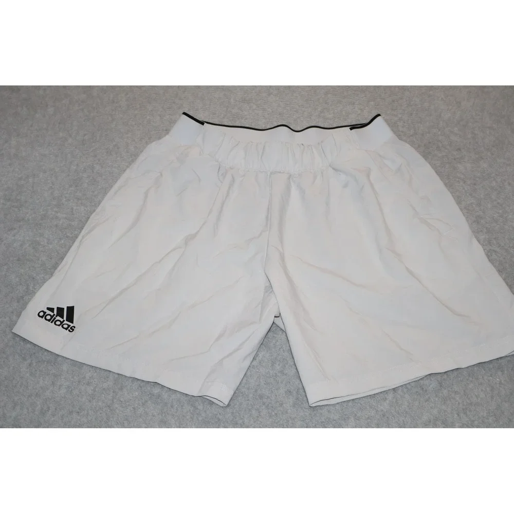 Adidas Shorts Men Medium White Athletic Gym Training 7
